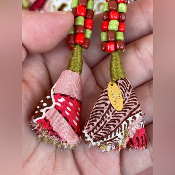 poupette st barth long kaftan amaya pink leo forest size M/L - Picture 7 of 16